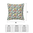 thumbnail image 2 of Throw Pillow Covers, Abstract geometric pattern Soft Square Pillow Cases with Invisible Zipper for Couch Bed Sofa, Farmhouse Fall Home Decor 20"x20", 2 of 7