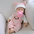 thumbnail image 4 of Lifelike Reborn Baby Dolls Silicone Full Body Girls - 12inch Squish Doll Full Solid Silicone Flexible Elastic Super Soft Cute That Look Real Lifelike Silicone Babies Dolls Toy for Kids, 4 of 6