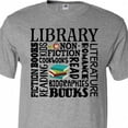 thumbnail image 4 of Inktastic Library Books Reading Librarian Gift T-Shirt, 4 of 5