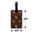 thumbnail image 5 of Bald Eagle Patriotic American Banner Rectangle Leather Luggage Card Suitcase Carry-On ID Tag, 5 of 7