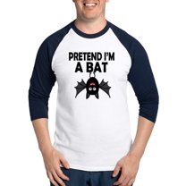 CafePress - Halloween Pretend Im A Bat Baseball Jersey - Cotton Baseball Jersey, 3/4 Raglan Sleeve Shirt