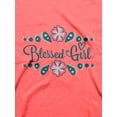 thumbnail image 5 of Blessed Girl Womens T-Shirt Perfect Timing, 5 of 6