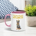thumbnail image 5 of Happy New Year Australian Cattle Dog Welcome 2025 Balloon Firework Party 11oz Accent Two-tone Mug Heeler Lover Gifts Coffee Tea Cup - 01014, 5 of 5