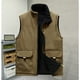 thumbnail image 2 of Kalauyu Men's Sherpa-Lined Vest, Mens Loose Fit Winter Insulated Workwear Mock-Neck Vest, 2 of 4
