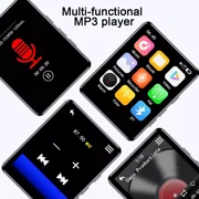 MP3 Player Bluetooth 5.3, 32GB Mp3 Music Player with 2.4 Touch Screen, Portable Digital Audio Player with HD Speaker FM Radio, Sports Music Player Recording Support up 128GB Black