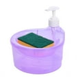 thumbnail image 1 of Dishwasher Dispenser Sponge Holder Washing Soap Dispenser 2 In 1 Washing Up Liquid Dispenser, 1 of 8