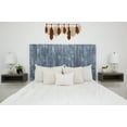 Barn Walls Blue Stonewash Headboard, Farmhouse Design, Solid Wood