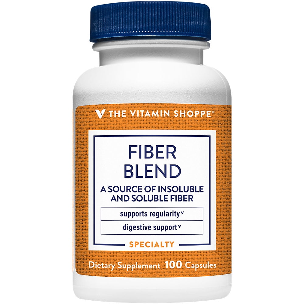 The Vitamin Shoppe Fiber Blend, A Natural Source of Insoluble and