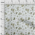 thumbnail image 2 of oneOone Cotton Poplin Off White Fabric Florals Craft Projects Decor Fabric Printed By The Yard 42 Inch Wide, 2 of 6
