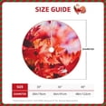 thumbnail image 2 of Rateoe Autumn Maple Leaves Pattern Christmas Tree Skirt with Ties , Christmas Tree Decorations, Farmhouse Christmas Decor Xmas Holiday Decorations-30", 2 of 6