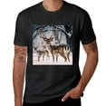 thumbnail image 2 of Elk in Winter Art Works, Design Shirts, Art Exhibition, T-shirt Lover Gift Leisure Breathable Men's, Women's, Boys', Girls', Children's, 2 of 4