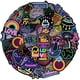 thumbnail image 1 of Paquete de pegatinas Neon Mix Anime, vinilo impermeable, 50 unidades, 1 of 3