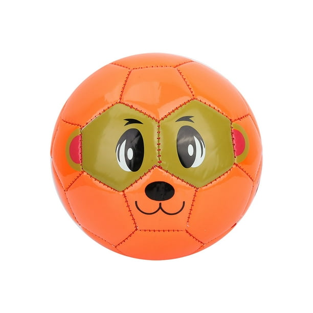 Mini Children Football Cute Animal Pattern PVC Non-toxic Soft Safe Portable  Lightweight Soccer Ball Elastic Adorable Cartoon Football for Kids Toddler  Home School 