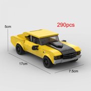 Moc Chevelle SS racing sports car Vehicle Speed Champion Racer Building Blocks Brick Creative Garage Toys for Boys
