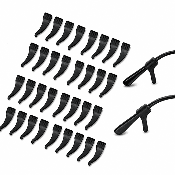 VORALYN Glasses Grips, Silicone Anti-Slip Eyeglasses Ear Hook, Anchor Glasses Ear Grips Non-Slip for Behind the Ear