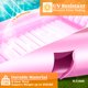 thumbnail image 4 of Bronceador inflable para piscina, salón, flotador, en forma de L, rosa, 4 of 7
