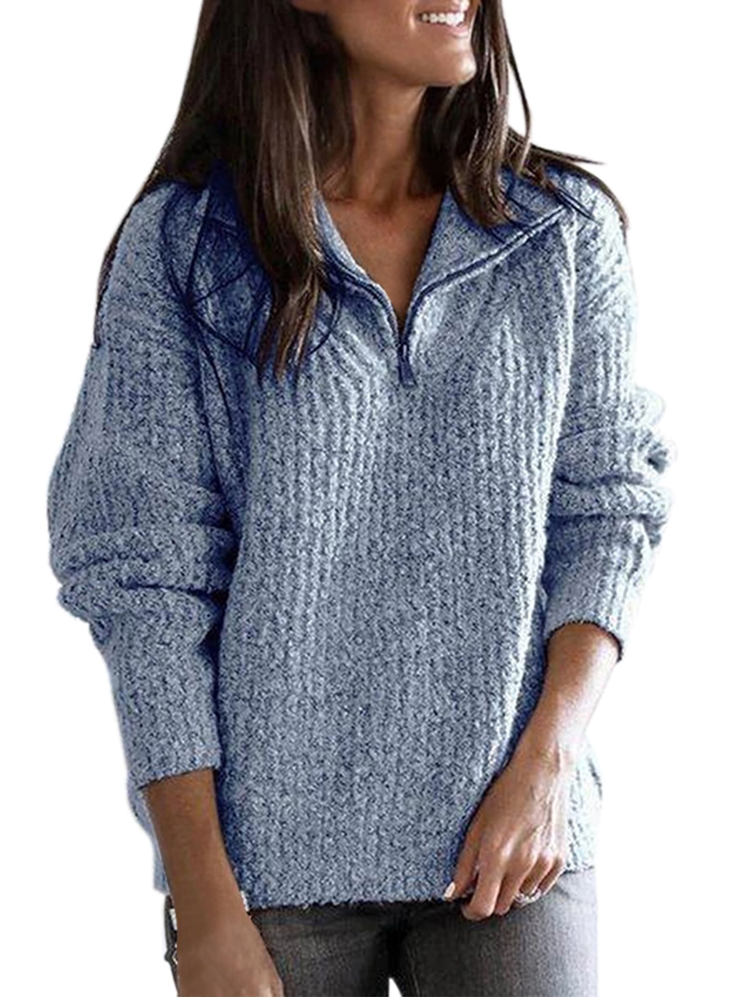 Tops Loose Pullover Sweater Lantern Womens Hoodies Jumper Long Sleeve
