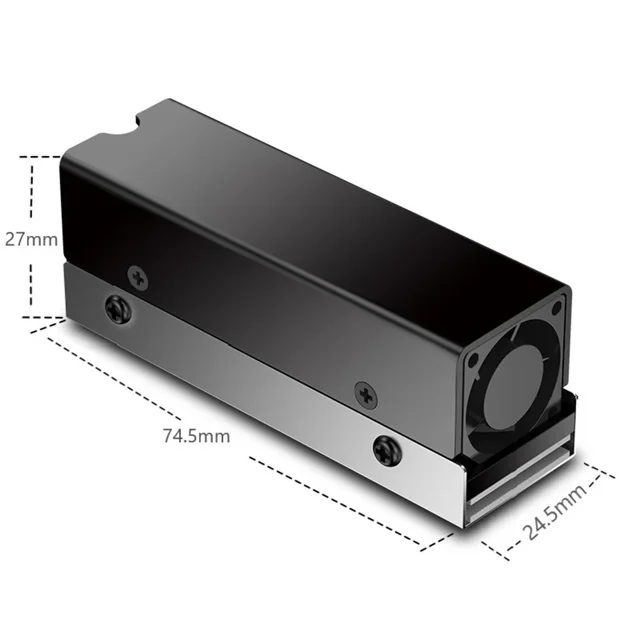M.2-Two/Tree M.2 SSD Radiateur Thermique Refroidisseur pour M2 NVME 2280 PCIE Disque Dur à État Solide M.2 TWO