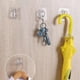 thumbnail image 5 of Ganchos Acrílicos De 10 Piezas, Ganchos De Adherencia Fuerte, Percha En Forma De U Para Baño Y Cocina Noticed HA036748-00, 5 of 6