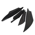 thumbnail image 1 of 4x Fibra de Carbono Car Parachoques Delantero Cuerpo Canards Divisor s Spoiler Lip, 1 of 9