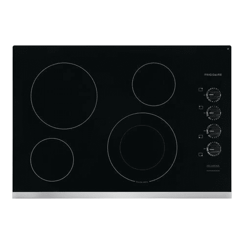 Frigidaire FFEC3025US 30 Inch Electric Smoothtop Style Cooktop with 4 Elements in Stainless Steel 