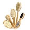 thumbnail image 1 of Cepillo de masaje corporal de cerdas suaves, 5 unidades, masajeador para cabello, cabeza, espalda, piernas y pies, exfolia y elimina la piel muerta., 1 of 6