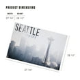 thumbnail image 2 of Lantern Press 1000 Piece Jigsaw Puzzle, Seattle, Washington, Space Needle and Skyline Fog, 2 of 5