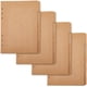 thumbnail image 1 of 20 hojas de separadores de papel kraft A5 para carpeta de anillas de 5 pestañas/6 agujeros, anillas BurlyWood de 6 agujeros, página índice, 1 of 7