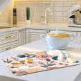 thumbnail image 6 of Floral Pattern Dish Drying Mat Microfiber Drying Pad for Kitchen Counter Absorbent Mat Drying Pad Sink Mat 16 x 18 Inch, 6 of 7
