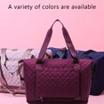 thumbnail image 5 of Women Cute Travel Tote Bag Gym Duffel Bag with Carry On Bag Overnight Bag with Wet Pocket-Purple red, 5 of 5