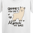 thumbnail image 4 of Inktastic Grammie's You Say Alpaca My Bags Youth T-Shirt, 4 of 5
