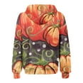 thumbnail image 4 of Womens Coats Outerwear Winter Women's Halloween Printing Long Sleeve Tops Pockets Hoodied, 4 of 4