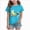 A37-Sky Blue, variant on 9-10 Years Juniors Girls Boys Comfortable Breathable Stylish And Cute Printed Short Sleeved Top For Girls,A37-White
