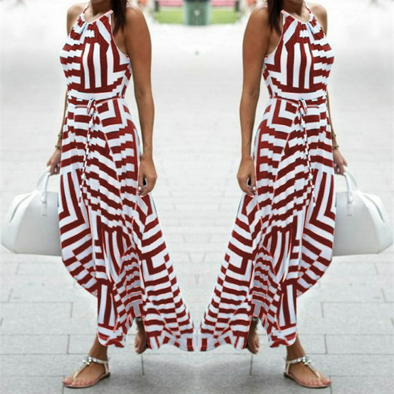 Quinlirra Women's Casual Dresses petite Women Sexy Summer Boho Maxi Long  Evening Party Beach Dress Sundress - Walmart.com