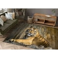 thumbnail image 3 of Tiger Rugs, Office Rug, Man Cave Rug, Animal Rug, Outdoor Rug, Door Mat, Pattern Rug, Personalized Gifts, Anti-Slip Carpet, Thick Rug, 2.6'x9.2' - 80x280 cm, 3 of 8