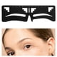 thumbnail image 1 of Regla para cejas Herramientas de maquillaje de material acero inoxidable permanente Plantilla reutilizable Moldeador de cejas Plantilla para cejas para , Yinane Regla de cejas, 1 of 8