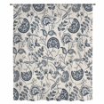 thumbnail image 2 of Vintage Spring Floral Sheer Curtains 54 Inches Long, Retro Farmhouse Summer Botanical Light Filering Curtains, Breathable Simi Curtain Privacy Drapes for Kitchen Bathroom Small Window Treatment, 2 of 9