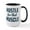 White/Black Inside, variant on CafePress - Hustle For That Muscle Pa - 15 oz Ceramic Large White Novelty Mug