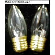 OK Lighting 40 w Touch Light Bulbs, 1.13 oz (2 Pack)