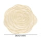 thumbnail image 3 of CaiYueKe European Style Rose PVC Placemat - 15 Inch Round Heat Insulating Vinyl Dining Mat with Lace Embossed Design, Non-slip Washable Table Setting for Hotel Restaurant Home Decor, 3 of 7