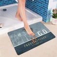 thumbnail image 4 of EGNMCR Outdoor Rug Bathroom Rugs Foot Cushions Super Absorbent Floor Mat Bathroom Absorbent And Quick Drying Carpet Floor Mats Door Bathroom Non Slip Floor Mats Floor Mats, 4 of 5
