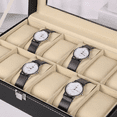 thumbnail image 4 of Caja Relojes 12 Rejillas Organizadora Estuche Joyas Acrilico Malubero Malu1283, 4 of 4