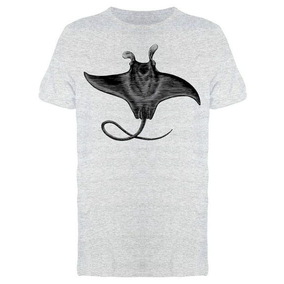 Manta Ray Vintage T-Shirt Men -Image by Shutterstock, Male Medium