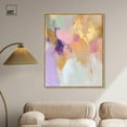 thumbnail image 3 of Canvas of Gold and Purple I Canvas Pastel Abstracts by Art Remedy, Gold Frame, 36" x 45", 3 of 7