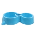 thumbnail image 1 of Comedero doble para perros con dispensador de agua, de plástico, para comida y agua de mascotas, bebedero automático para perros y gatos, 1 of 8