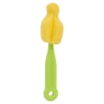 thumbnail image 3 of Blue+Pink+Yellow+Green 4PCS Bottle Brush Cleaner, 5.51 inch Small Sponge Cleaning Brush, PP Scrubber for Nipple & Tumbler, Wide Mouth Bottles, 3 of 9