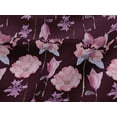 thumbnail image 4 of oneOone Viscose Jersey Wine Fabric Flower Watercolor Quilting Print Sewing Fabric By The Yard 60 Inche Wide, 4 of 5