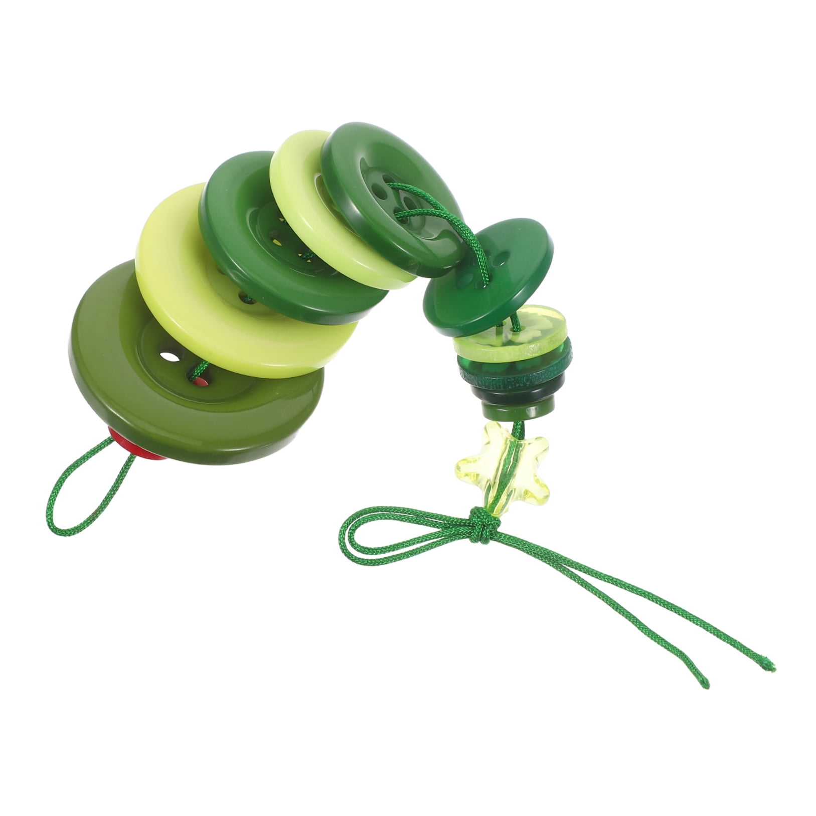 OUNONA Christmas Tree Ornament Kit, 1 Set Green Holiday Decorations for Crafting and Festive Season Fun