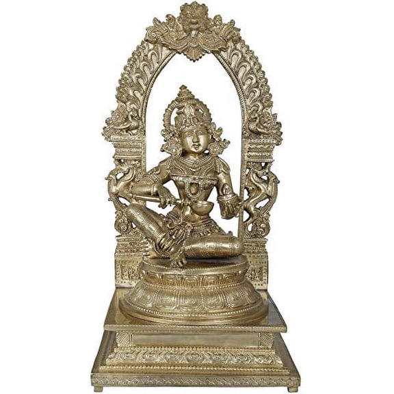 Exotic India Devi Annapurna (Hoysala Art) - Bronze Statue from Bangalore