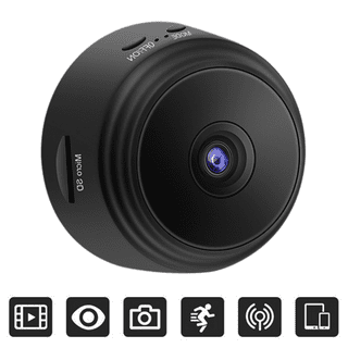  OVEHEL Mini WiFi Spy Camera HD 1080P Wireless Hidden Camera  Video Camera Small Nanny Cam with Night Vision and Motion Activated Indoor  Use Security Cameras Surveillance Cam for Car Home